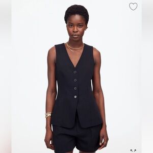 NWT // Madewell Cutaway Long Vest